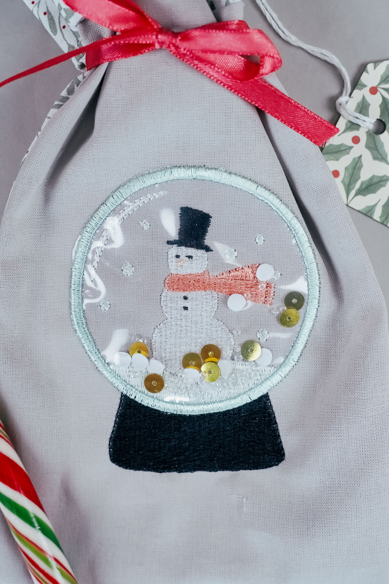 Stickdatei Schneemann