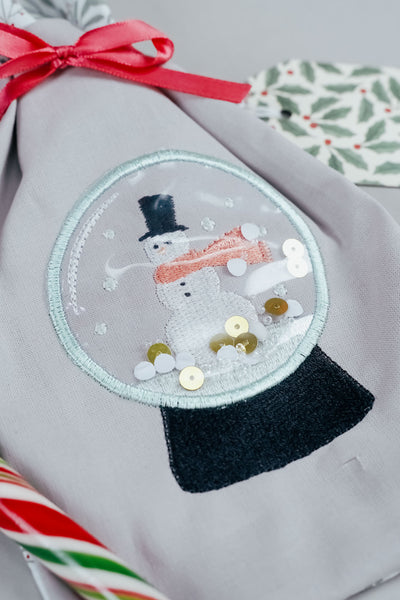 Fichier de broderie boule à neige avec « effet spécial »