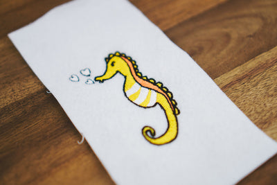 Stickdatei Seepferdchen