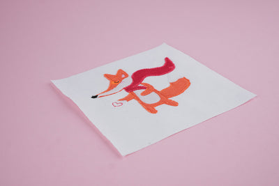 Stickdatei Fuchs (Applikation)