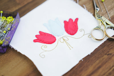 Stickdatei Blume / Blumen