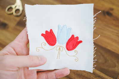 Tulpen Stickdatei Blumen