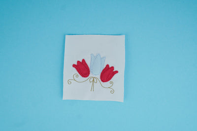 Stickdatei Tulpe Ornamente