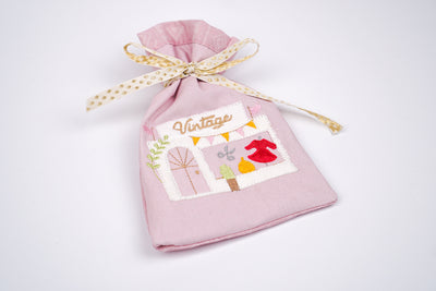 Stickdatei Vintage Shop (Anwendungsbeispiel)