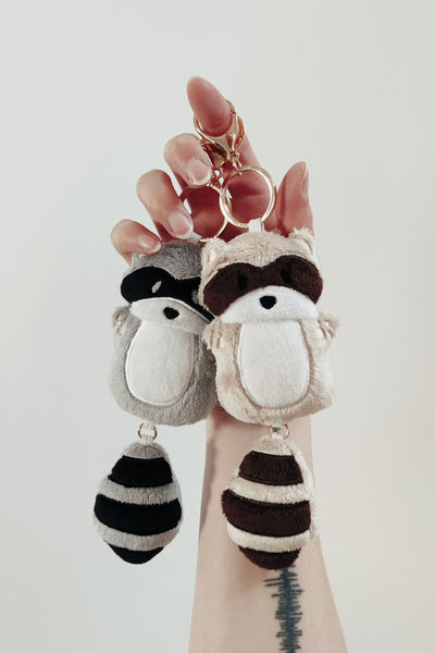 ITH Stickdatei Waschbär in zwei Farbvarianten