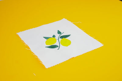 Stickdatei Zitronen