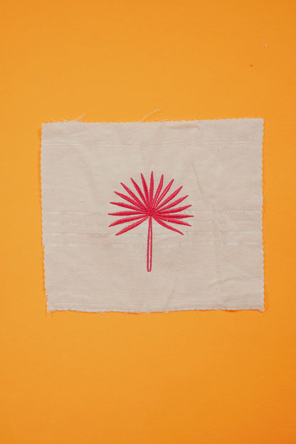Stickdatei »Palme / Fächer / Wedel« für Strandtuch
