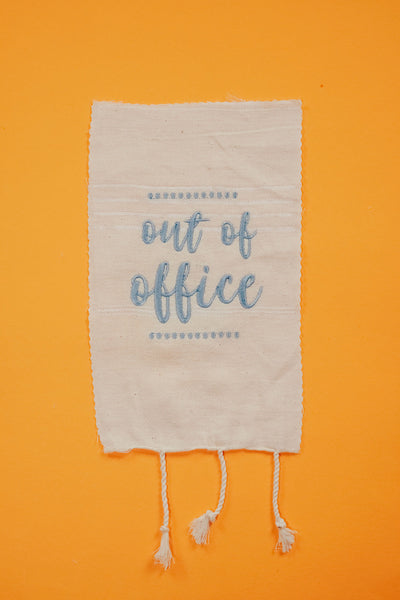 Stickdatei »Out of office«