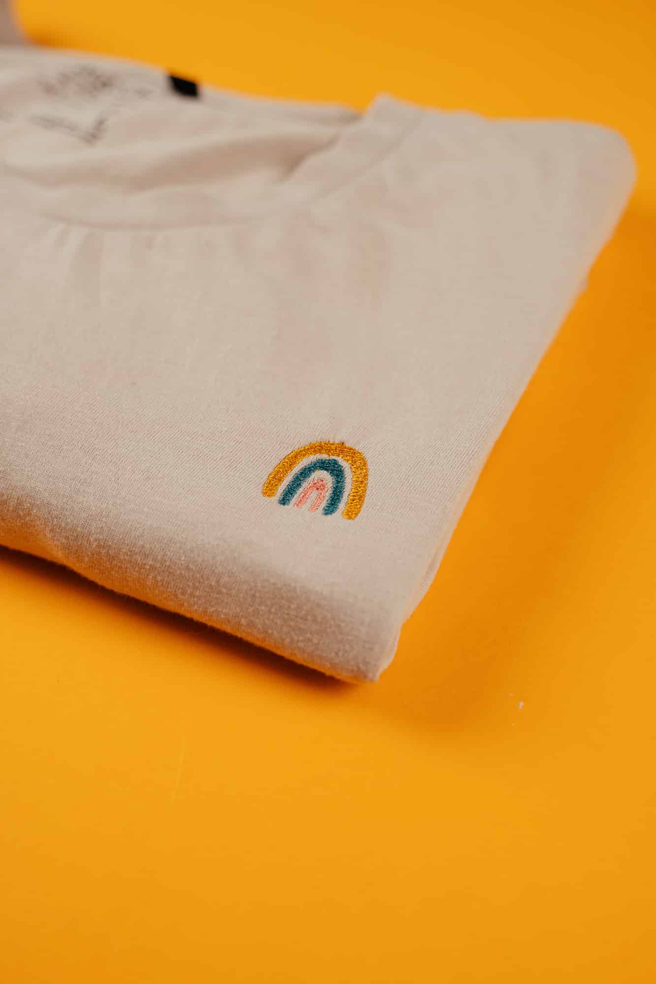 Regenbogen modern Stickdatei
