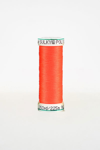 Stickgarn SULKY POLY DECO (NEON) in Orange