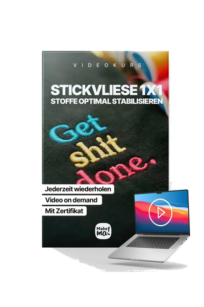 Videokurs: Stickvliese 1x1, vue du produit