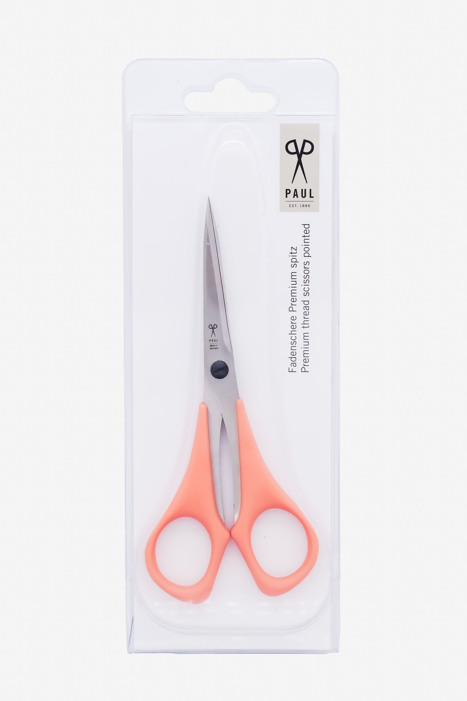 Stick- / Fadenschere von der Scherenmanufaktur Paul (aprikose)