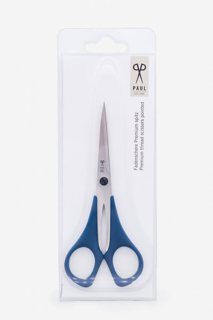 Stick- / Fadenschere von der Scherenmanufaktur Paul (dunkelblau)