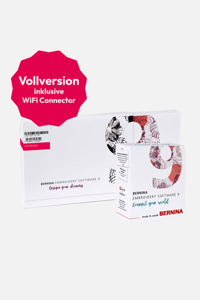 Sticksoftware BERNINA V9 Designer Plus Vollversion mit WiFi-Gerät