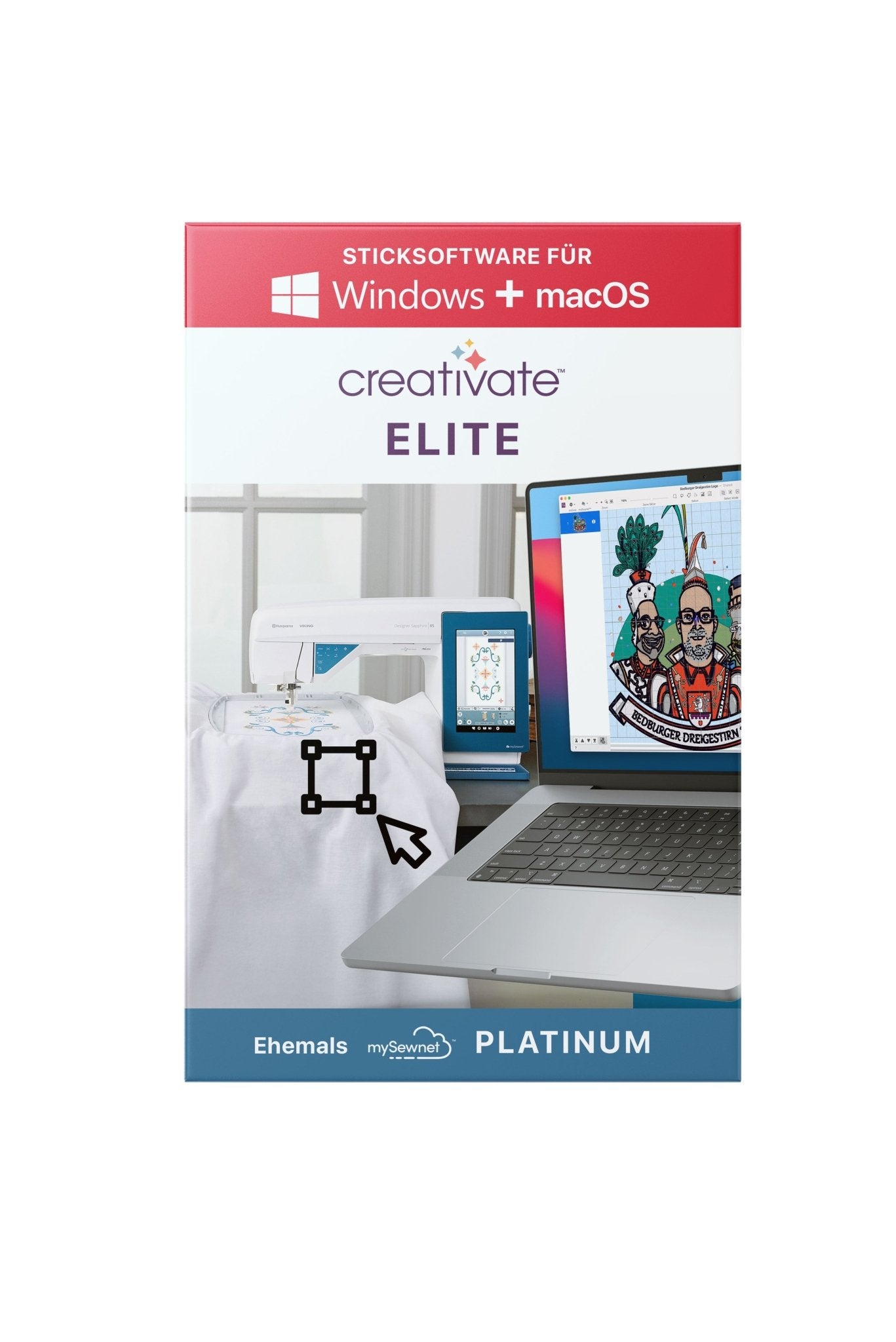 Sticksoftware creativate™ Elite (ehem. mySewnet Platinum) für  Mac & Windows - Make ma!