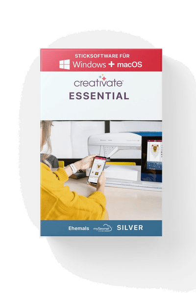 Sticksoftware creativate™ Essential (ehem. mySewnet Silver) für  Mac & Windows in Produktansicht