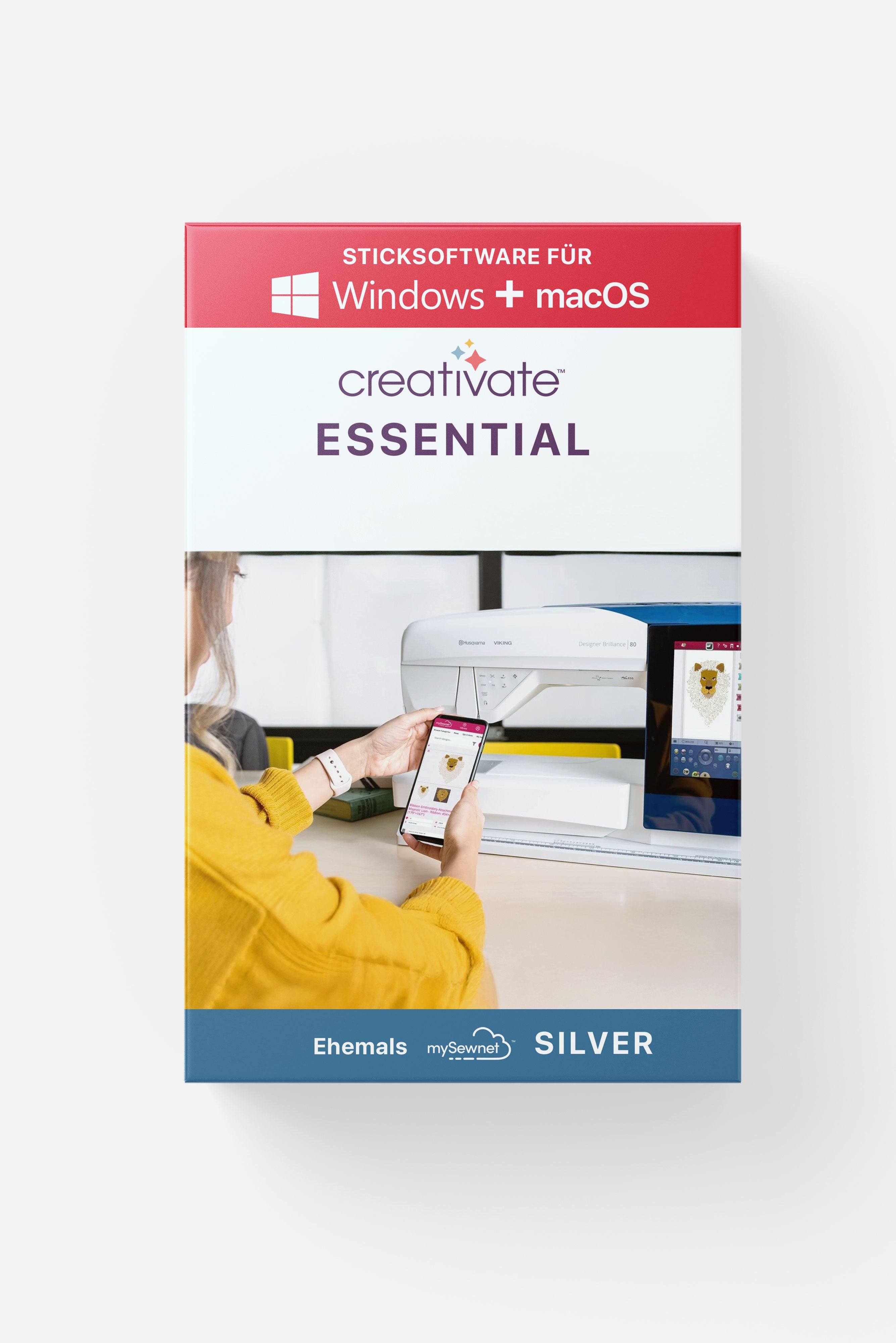 Sticksoftware Creativate Essential ehem. mySewnet Silver für Windows & Mac