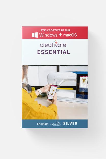 Sticksoftware Creativate Essential ehem. mySewnet Silver für Windows & Mac