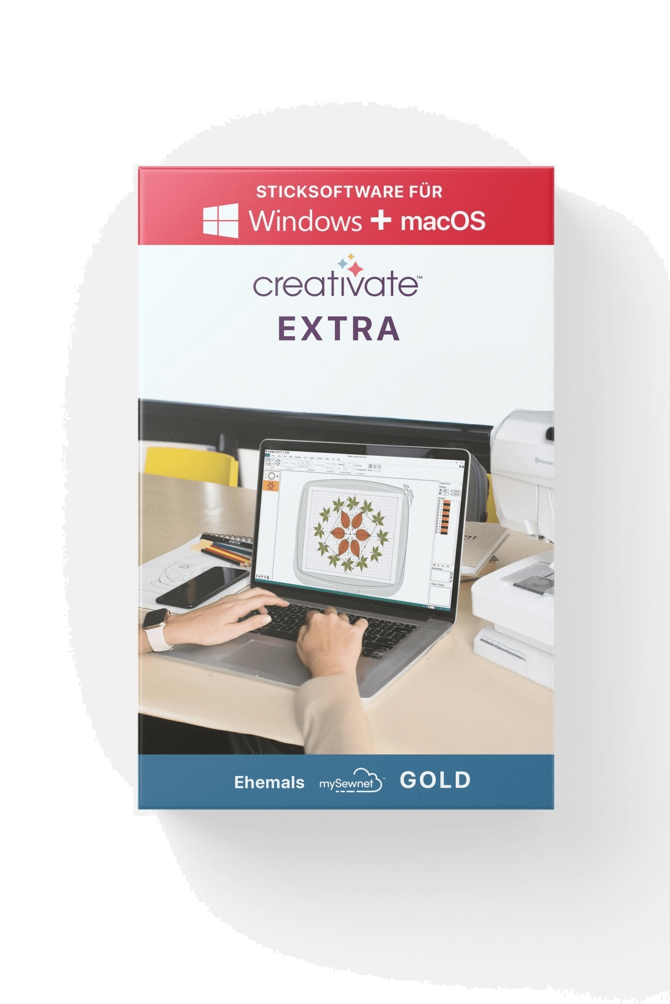 Sticksoftware creativate™ Extra (ehem. mySewnet Gold)  für  Mac & Windows in Produktansicht