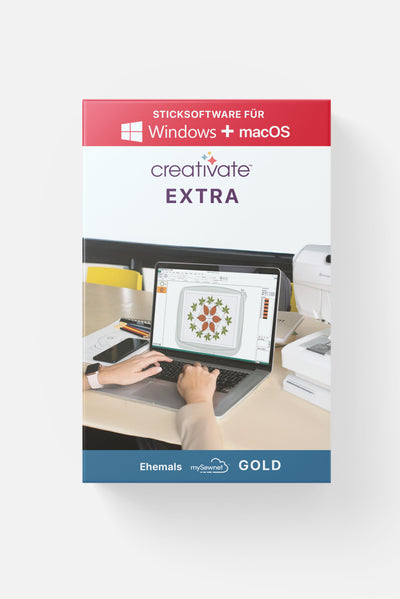 Sticksoftware Creativate Extra ehem. mySewnet Gold für Windows & Mac