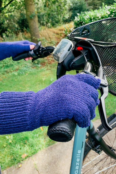 Strickanleitung Halbfingerhandschuhe »Gesper«