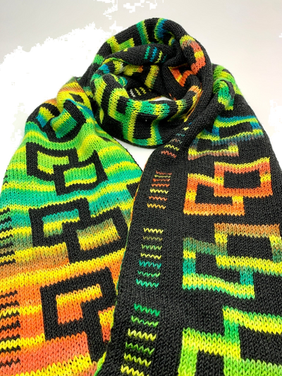 Strickanleitung Schal INTERLACE (PDF), vue du produit