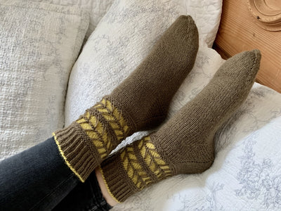 Knitting pattern for socks PILLA (PDF)