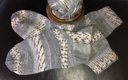Socken gestrickt von Manuela