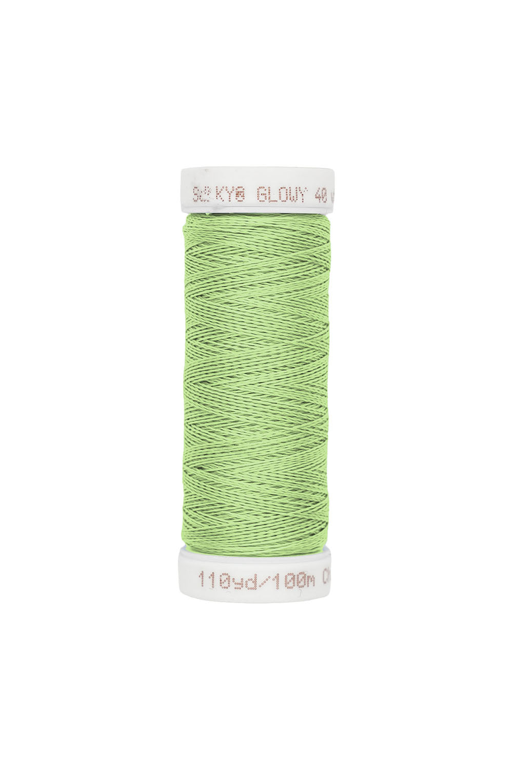 SULKY GLOWY Stickgarn 100 m – Farbe 1809 auf Snap-Spule