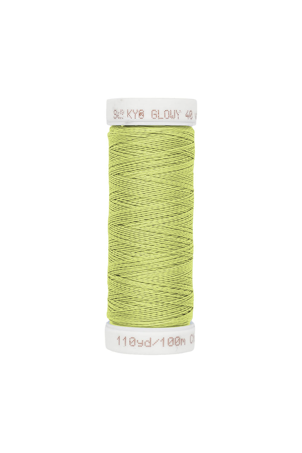 SULKY GLOWY Stickgarn 100 m – Farbe 1814 auf Snap-Spule