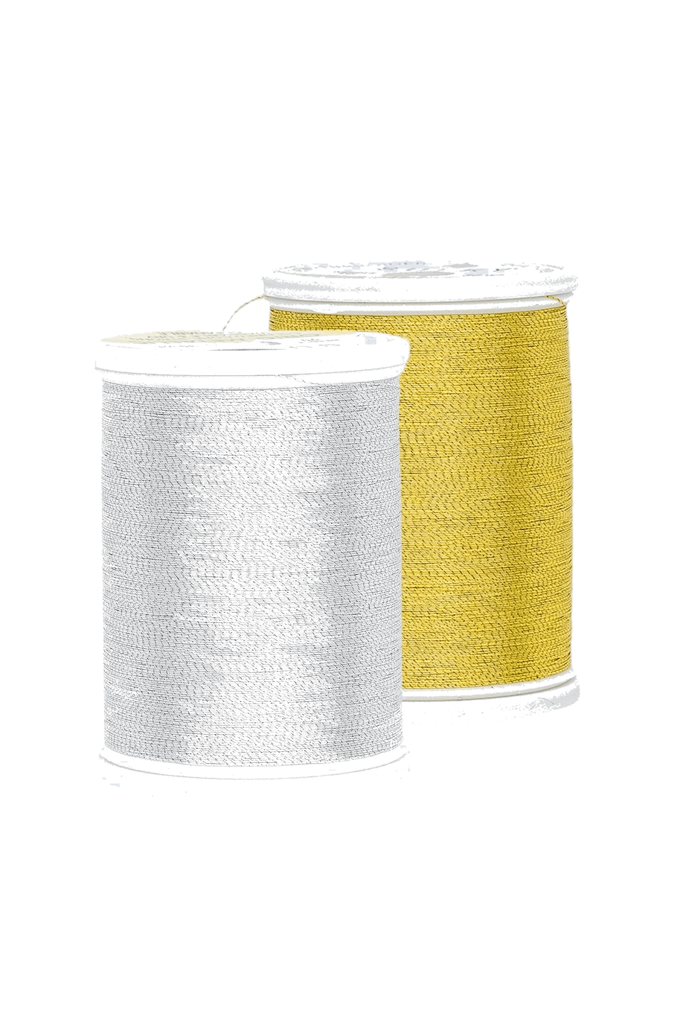 Sulky Metallic - Metallgarn Gold / Silber - King-Spule (915m) in Produktansicht