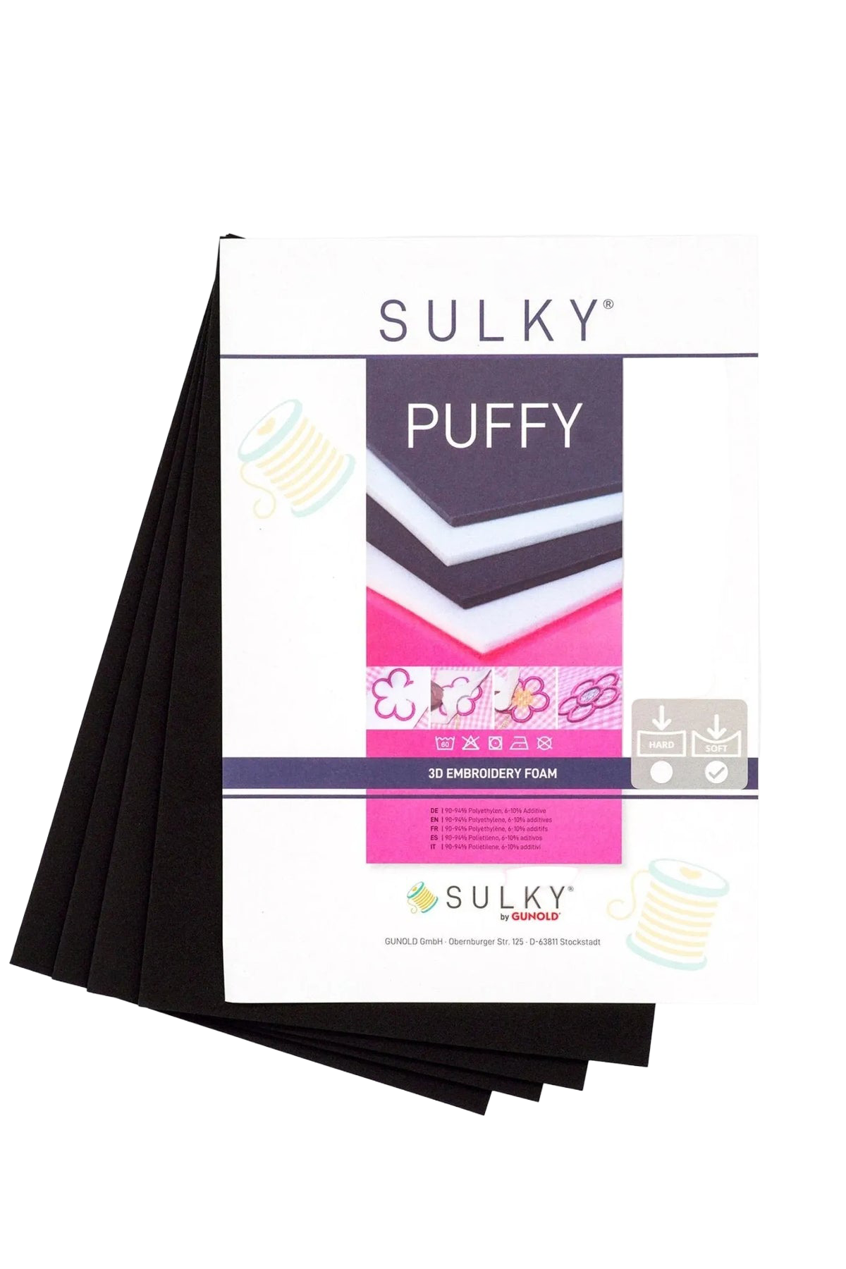 SULKY Puffy 4 Bögen 20x30cm 3mm in product view