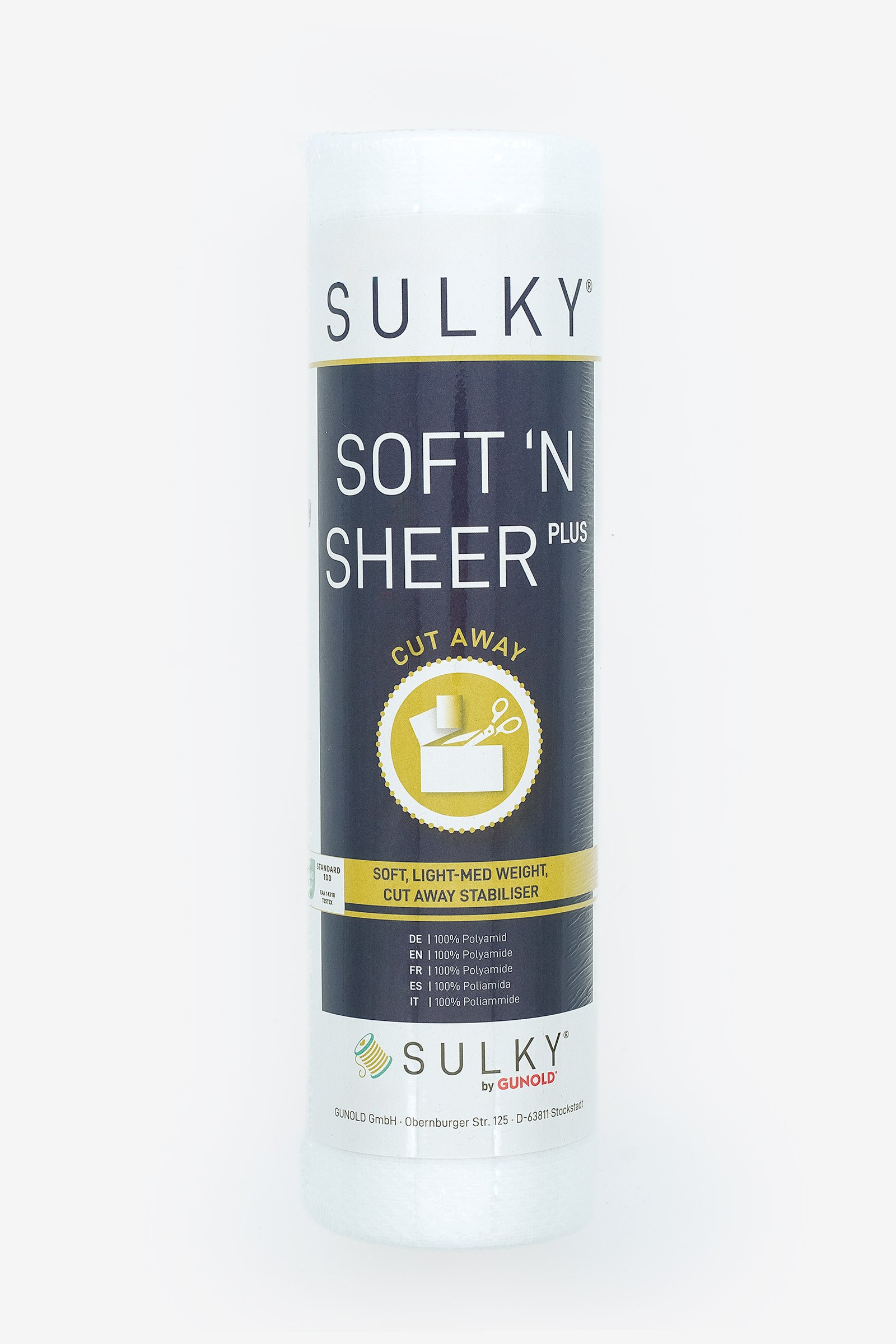 Sulky Soft'n Sheer Plus – Schneidvlies für dehnbare Stoffe