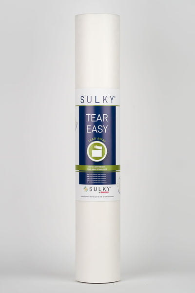 Sulky Tear Easy – thin tear-resistant fleece for non-stretch fabrics