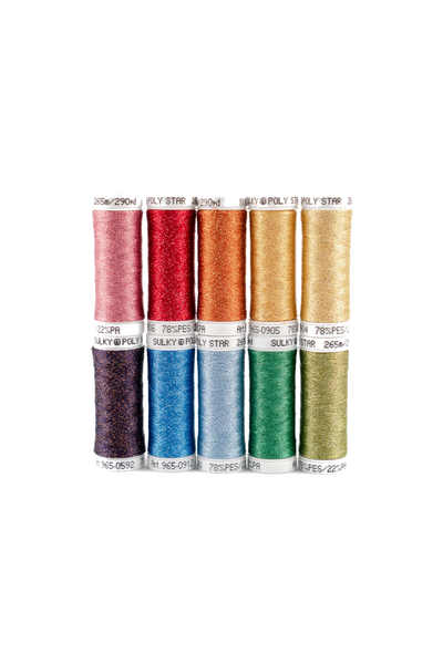 Sulky Stickgarn Set Poly Sparkle – 10x 265m in product view