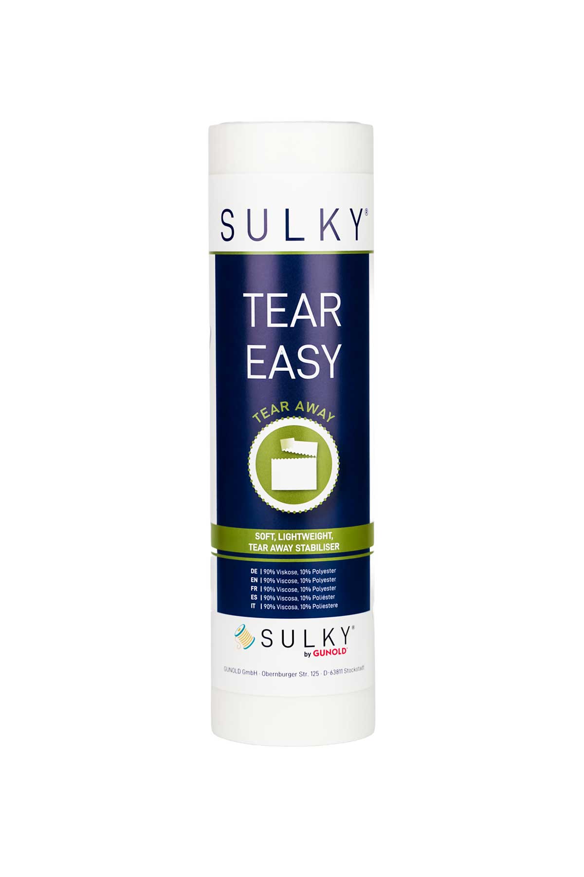 Sulky Tear Easy – dünnes Reißvlies für nicht-dehnbare Stoffe - Make ma!