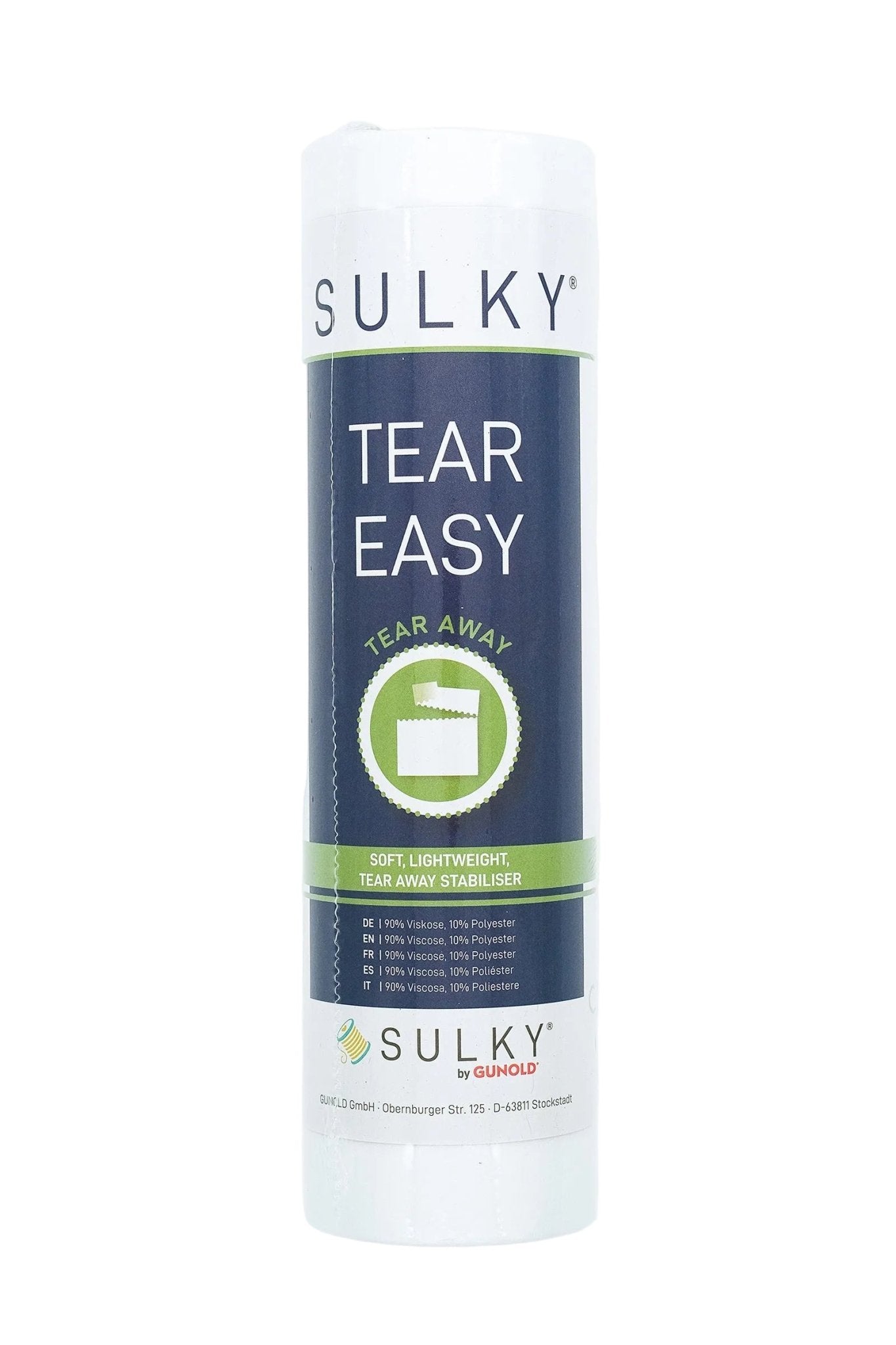 Sulky Tear Easy – dünnes Reißvlies für nicht-dehnbare Stoffe - Make ma!