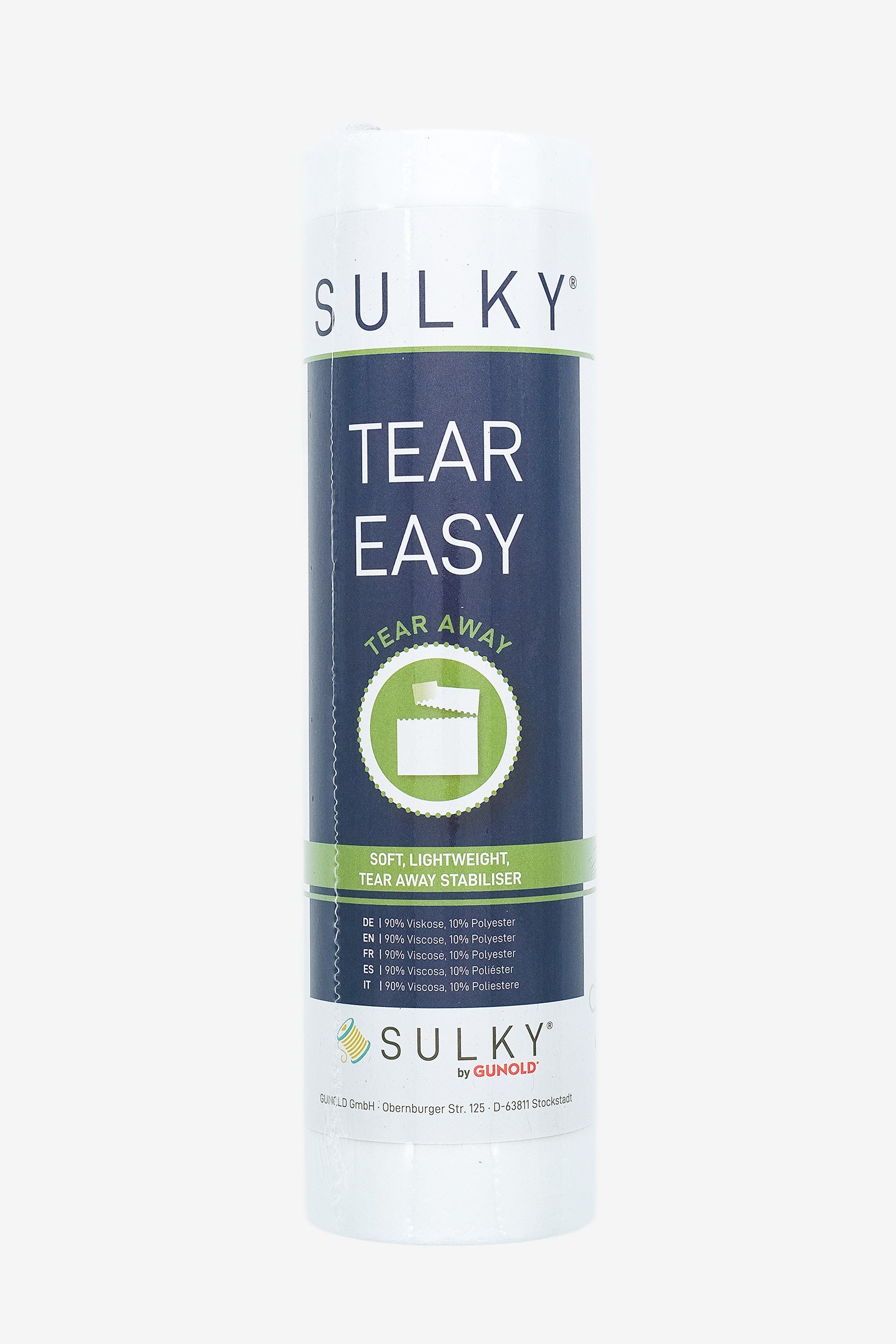 Sulky Tear Easy – dünnes Reißvlies für nicht-dehnbare Stoffe