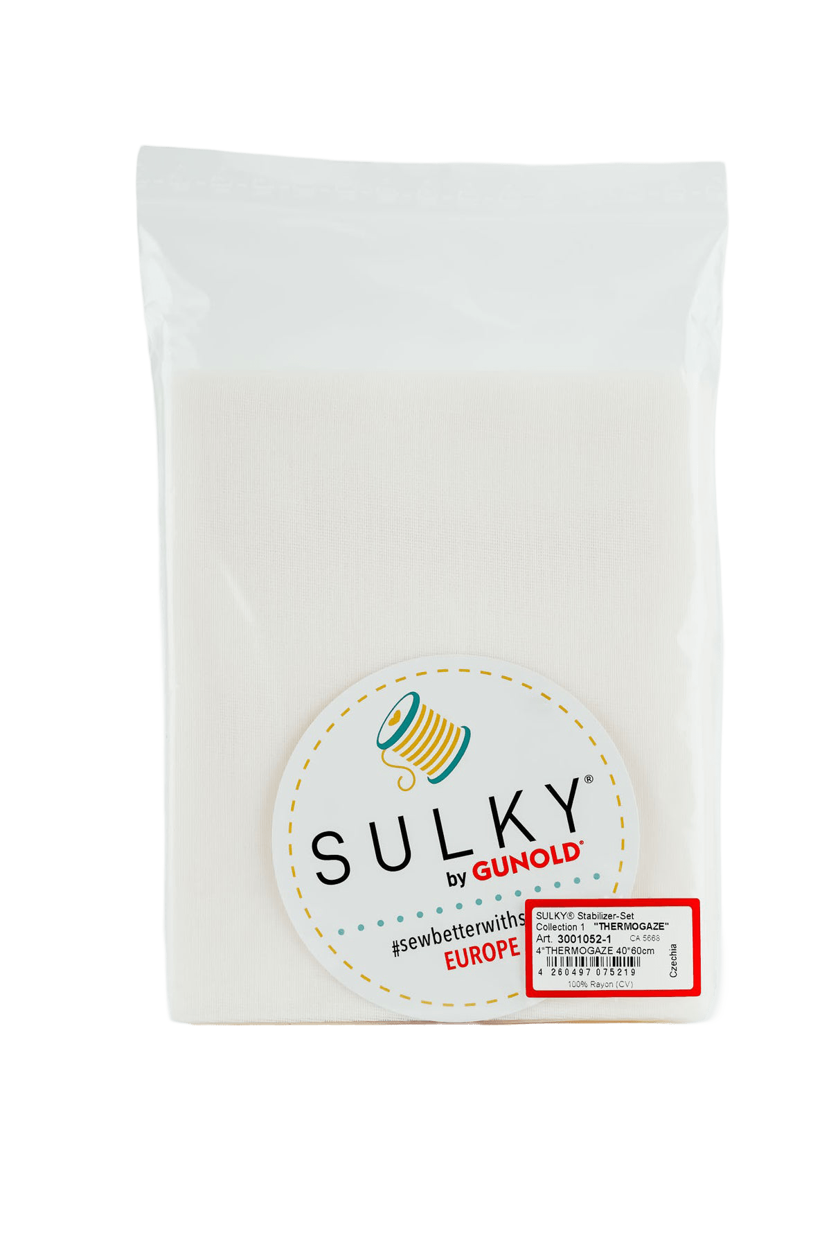Sulky Thermogaze, hitzeloesliches stickmaterial