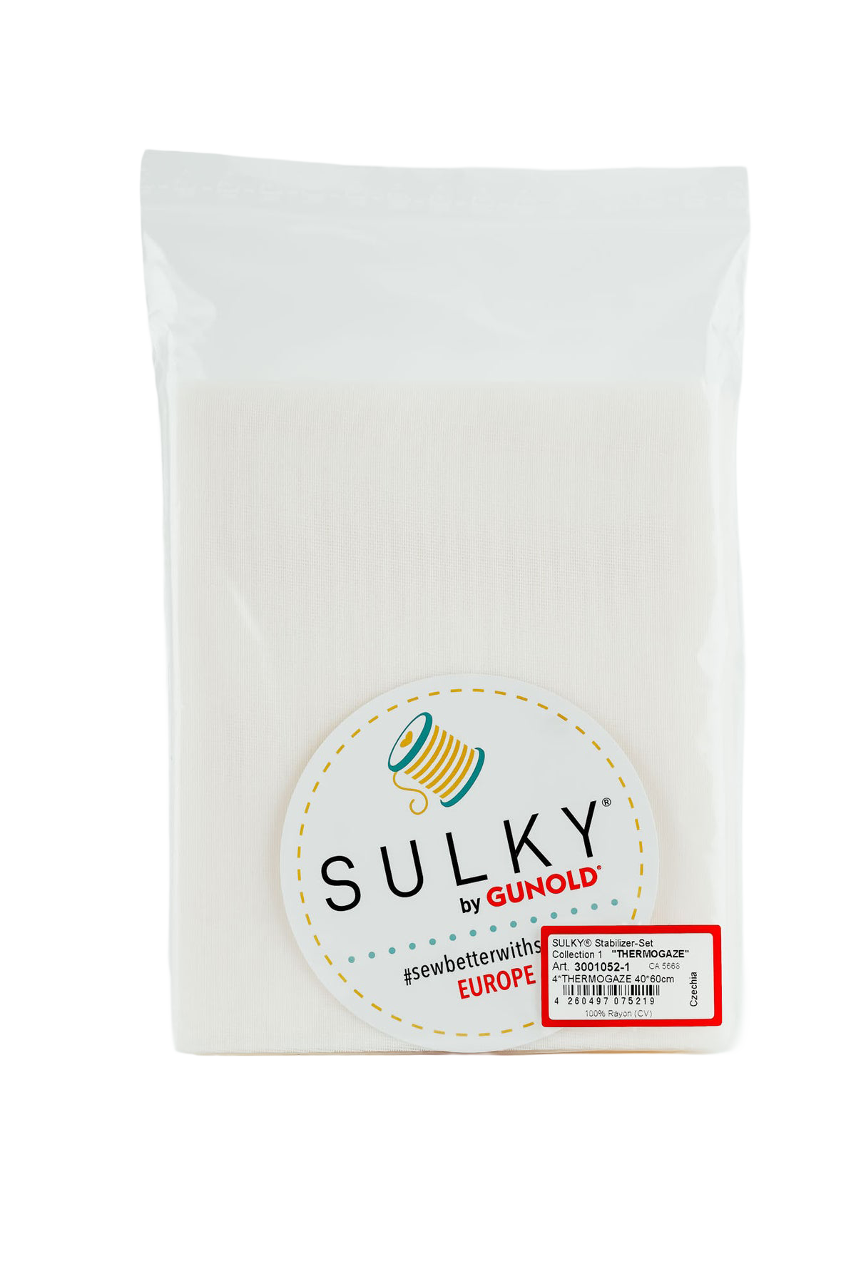 Sulky Thermogaze, hitzeloesliches stickmaterial