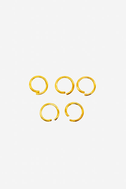 Verbindungsringe für Schlüsselanhänger (gold)