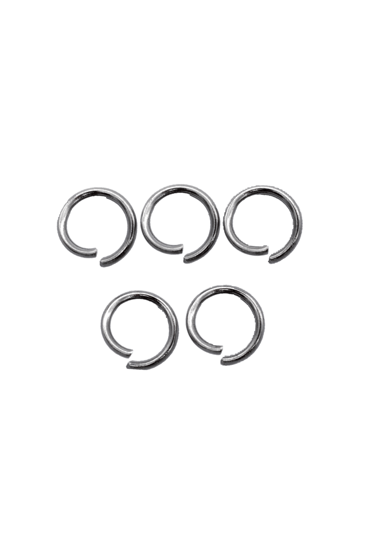 Verbindungsringe silber/gold 8mm (5 Stück) in Produktansicht