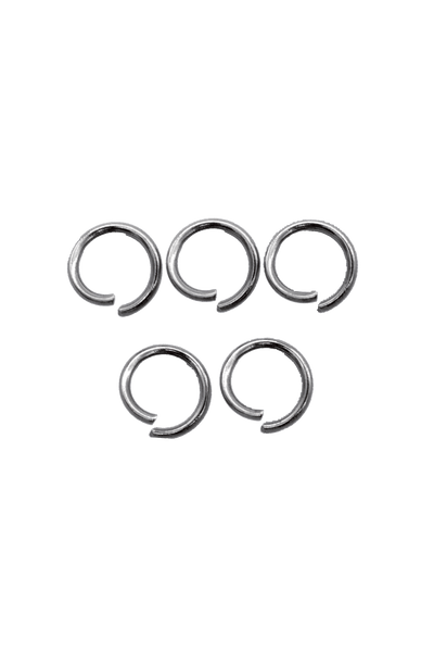 Verbindungsringe silber/gold 8mm (5 Stück) in Produktansicht