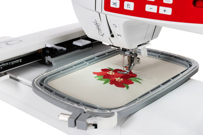 Tolles Stickbild auf der Veritas Florence: 2 Stickrahmen inklusive