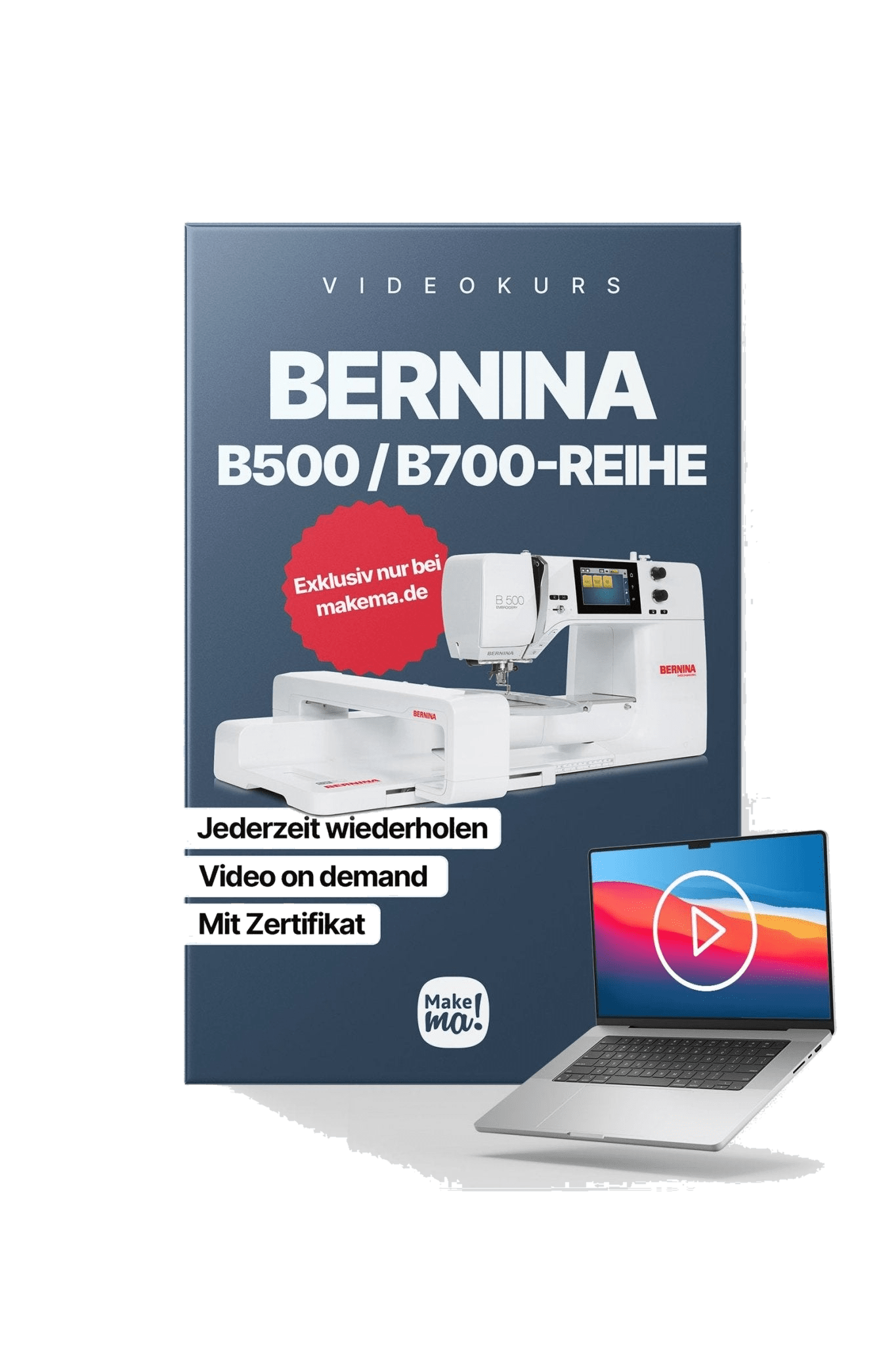 Videokurs BERNINA B500 / B700 Reihe, vue du produit