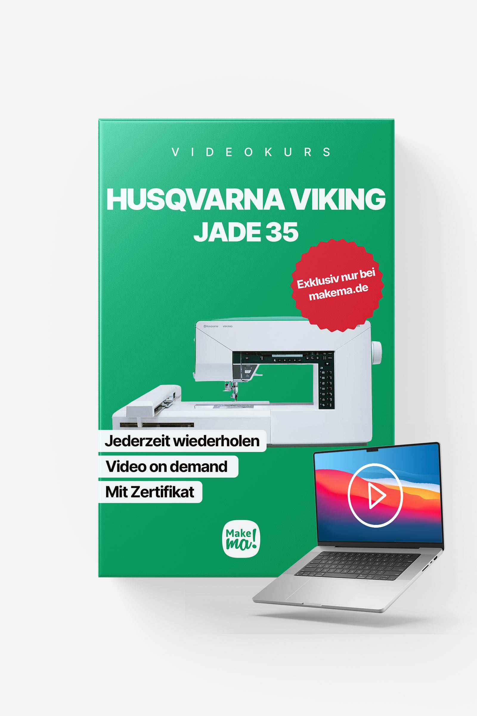 Sewing &amp; Embroidery Course: JADE 35 (Husqvarna VIKING)