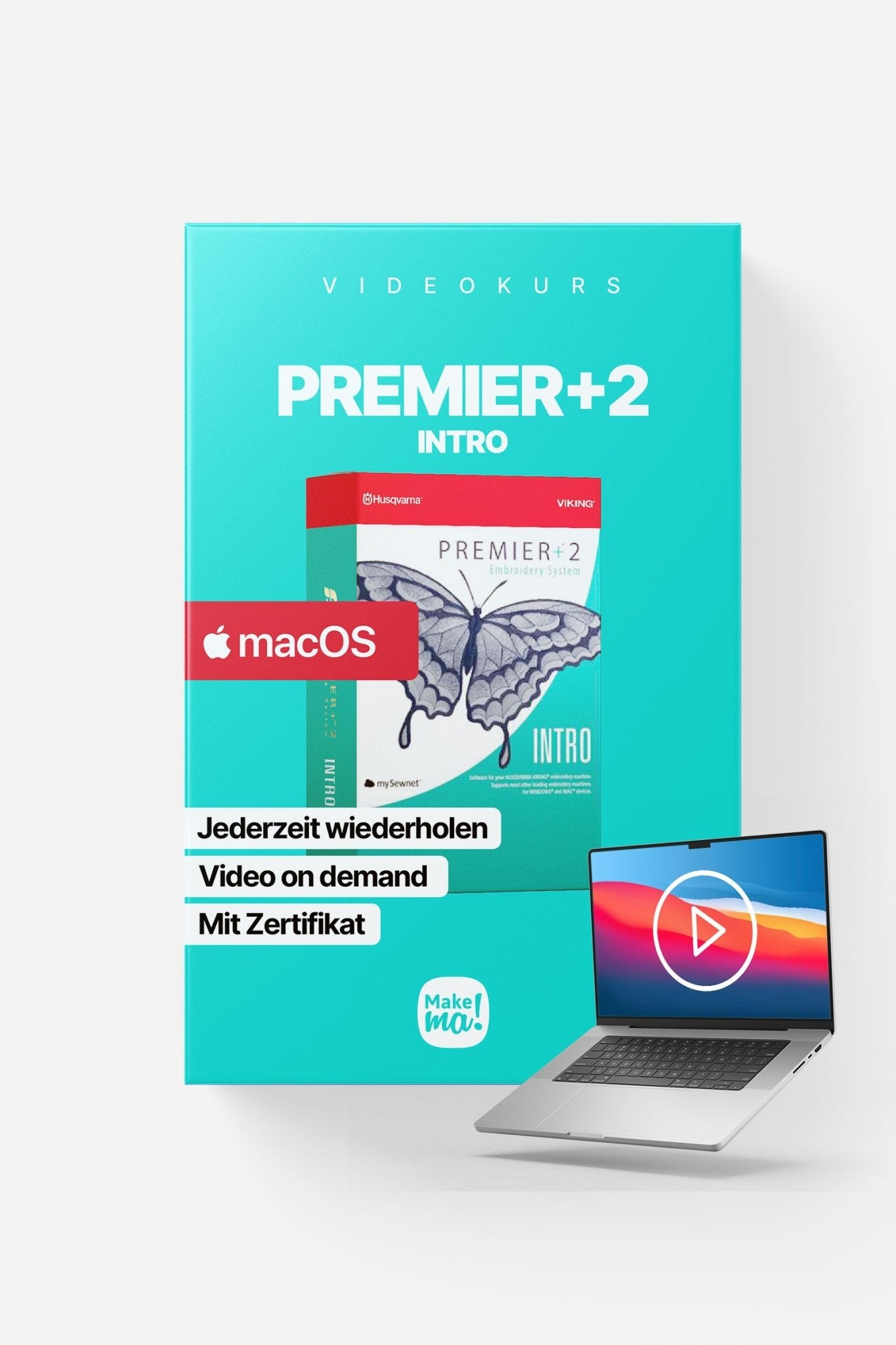 Onlinekurs Sticksoftware: PREMIER+ 2 INTRO (MAC) - Make ma!