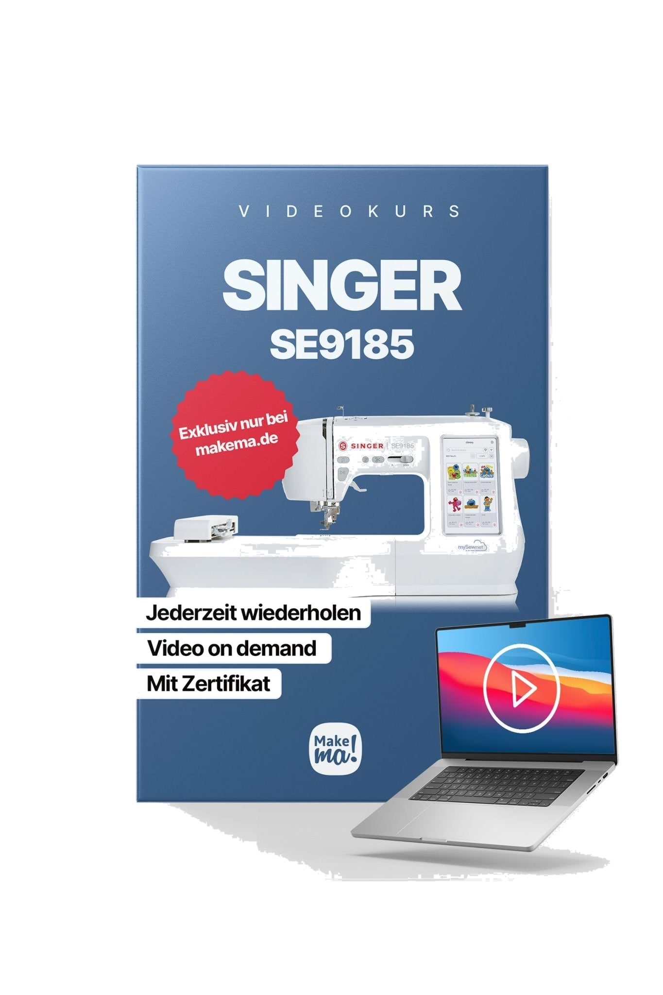 Videokurs Singer SE9185 / PFAFF creative expect 350 / Husqvarna VIKING Quartz 29 in product view
