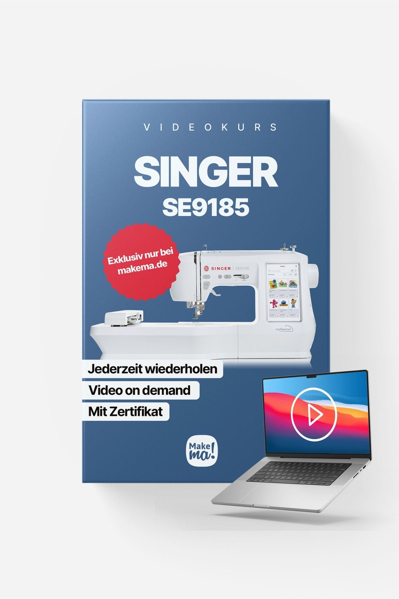 SINGER SE9185 Näh- & Stickmaschine mit Videokurs - Make ma!