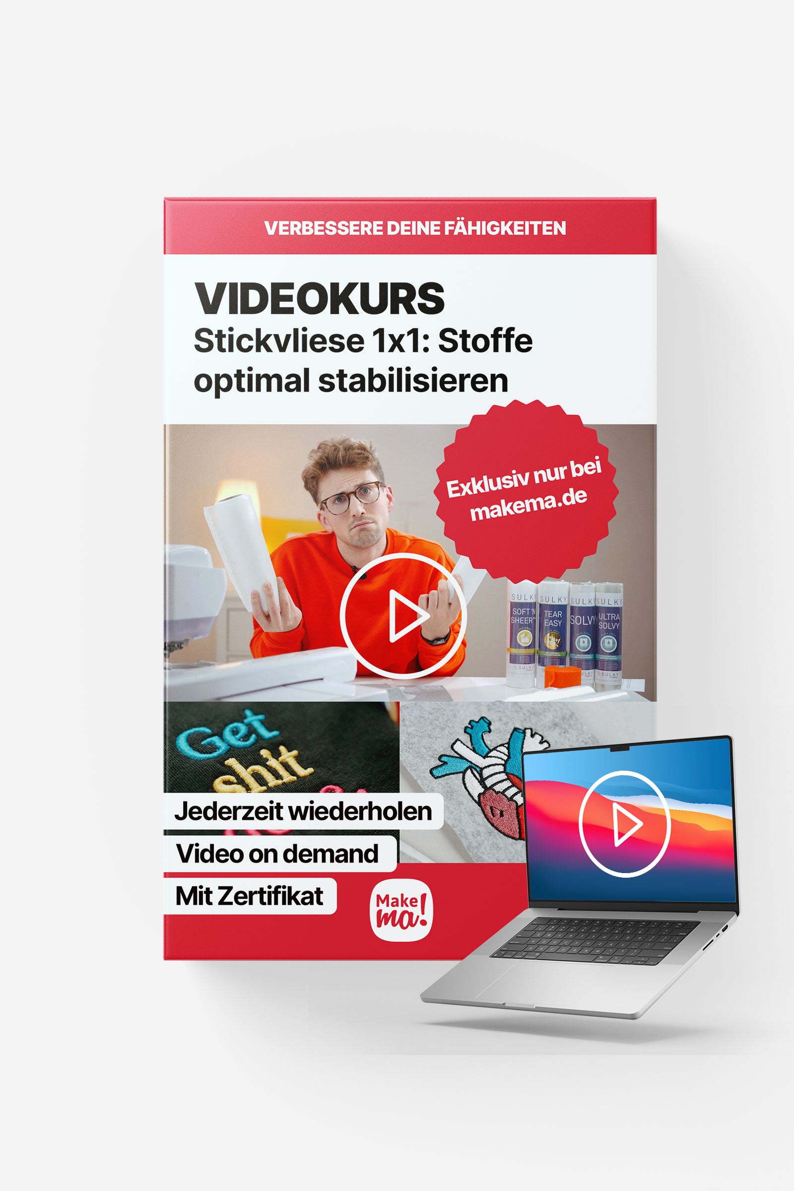 Videokurs zu Stickvliesen – Stoffe optimal stabilisieren
